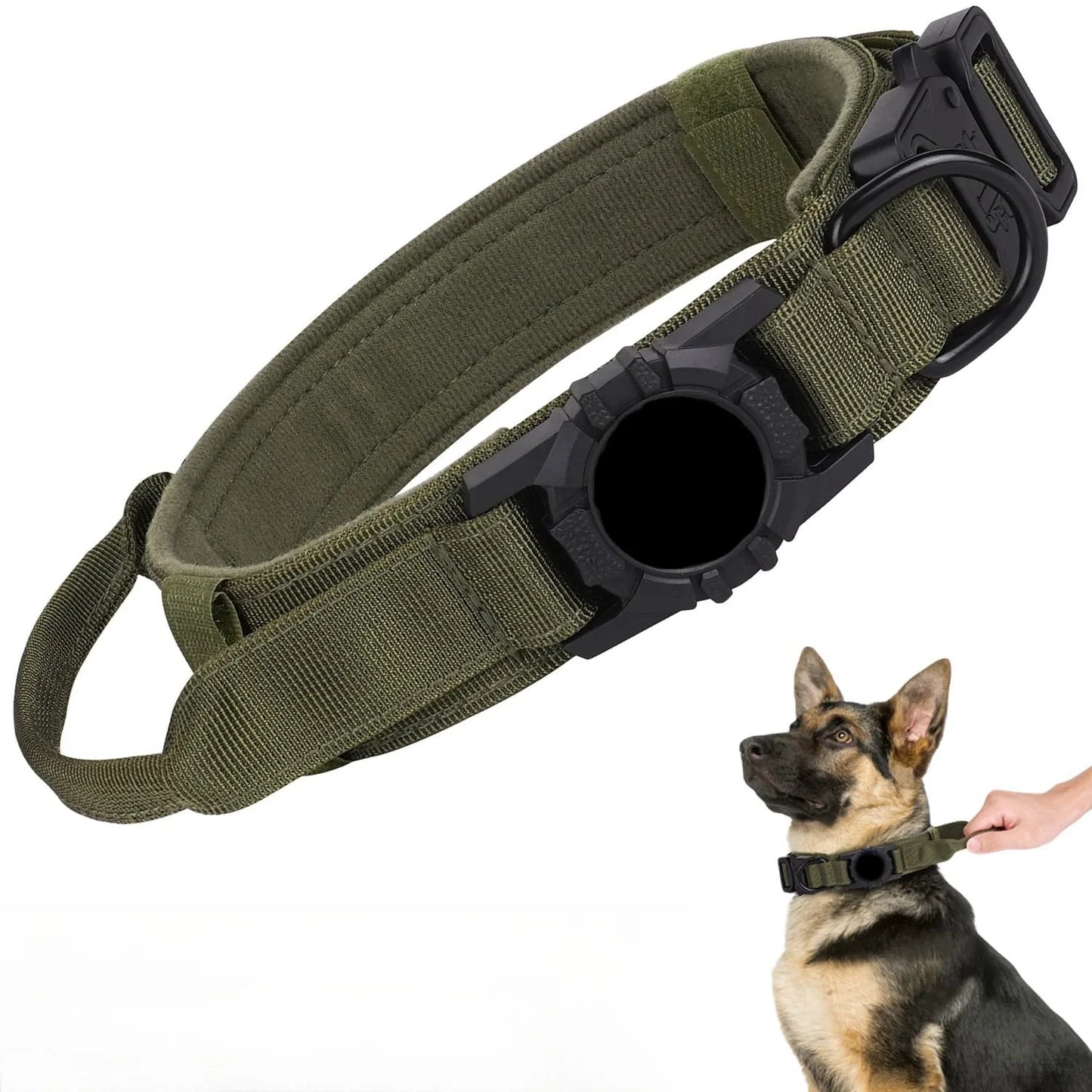 Tactical AirTag Dog Collar 🐕📍
