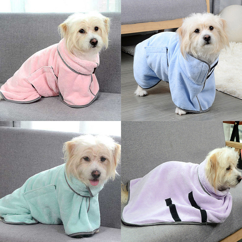 💦Make Bath Time 10x Easier💦: (Microfiber Absorbent Towel Bathrobe)