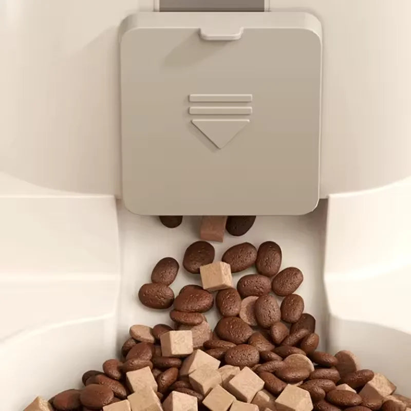 arge Capacity Automatic Pet Feeder & Water Dispenser – 2-in-1 Bowl for Cats & Dogs