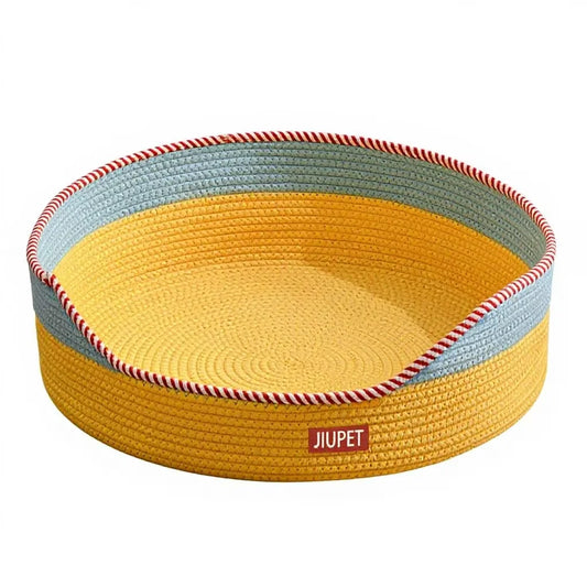 Woven Pet Bed & Scratch Mat 🐾🪵