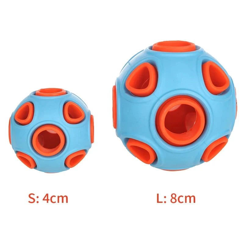 HOOPET Dog Toy Rubber Food Ball 🎾🐕🍖