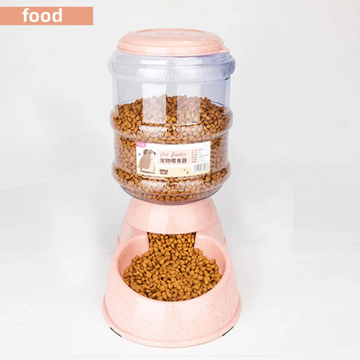 3.8L Automatic Pet Feeder & Water Dispenser – Large Capacity Bowl for Cats & Dogs