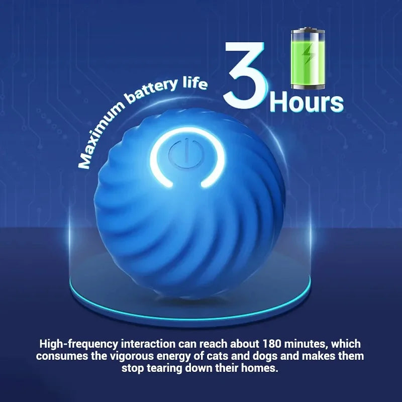 Smart Rolling Dog Ball 🎾⚡