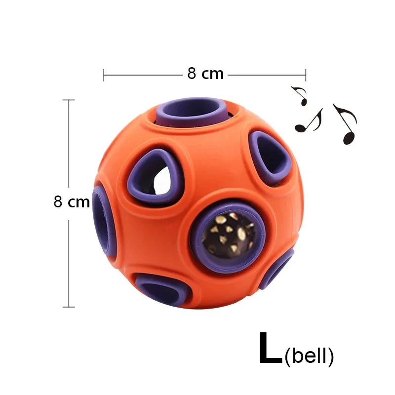 HOOPET Dog Toy Rubber Food Ball 🎾🐕🍖