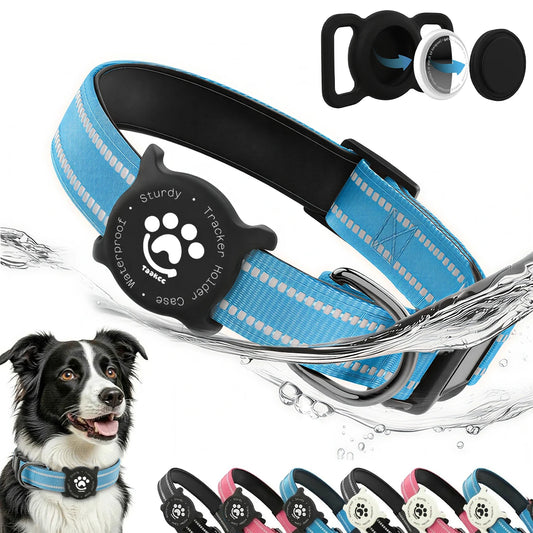 Reflective AirTag Dog Collar 🐕✨📍