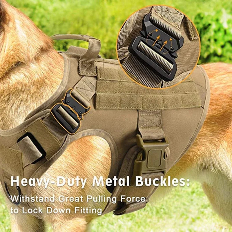Tactical No-Pull Dog Harness 🐕🎖️