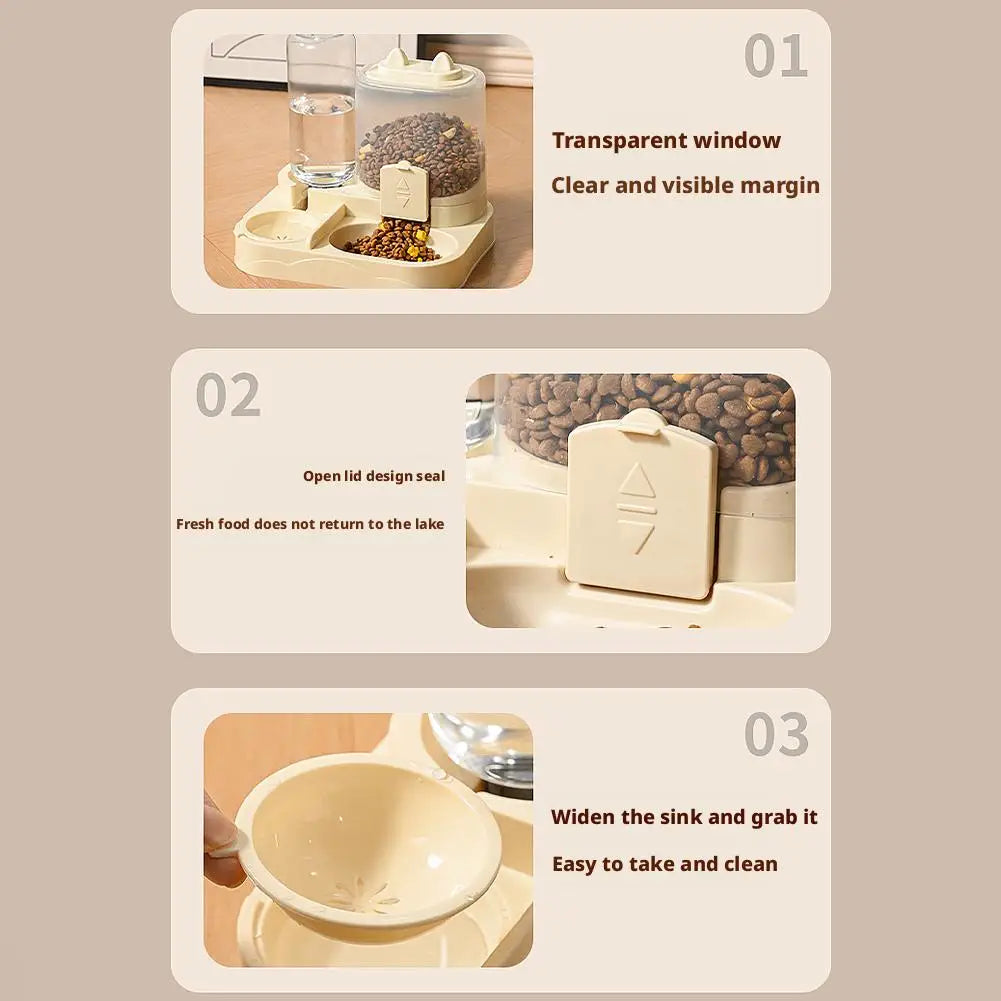 All-in-One Automatic Cat Feeder & Water Dispenser 🐱💧