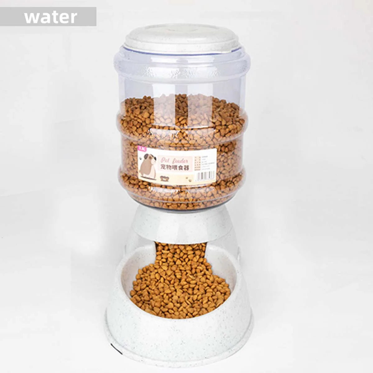 3.8L Automatic Pet Feeder & Water Dispenser – Large Capacity Bowl for Cats & Dogs
