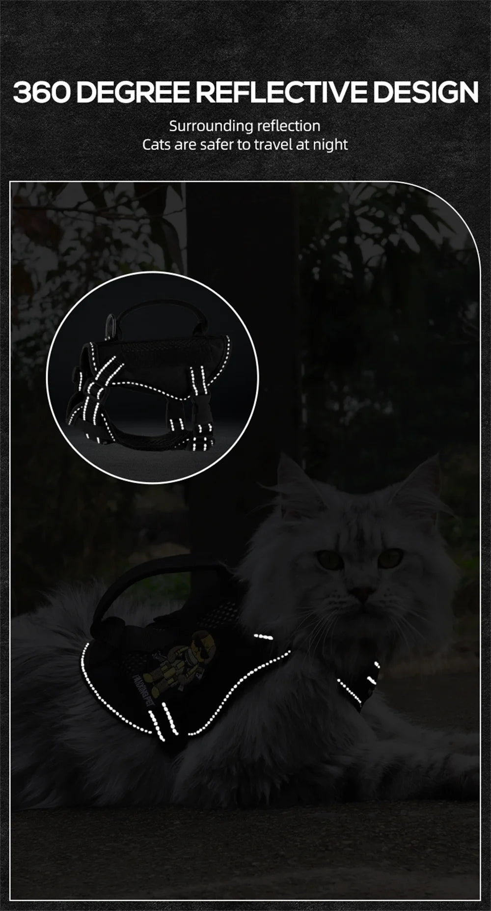 Tactical Cat Harness & Leash 🐱🎽