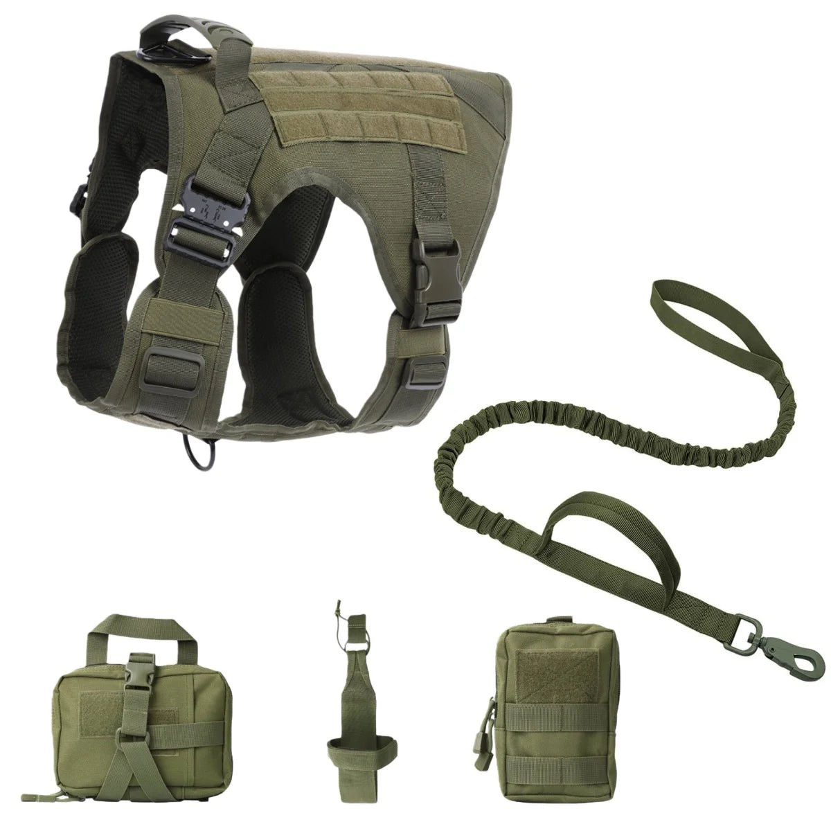 Tactical No-Pull Dog Harness 🐕🎖️