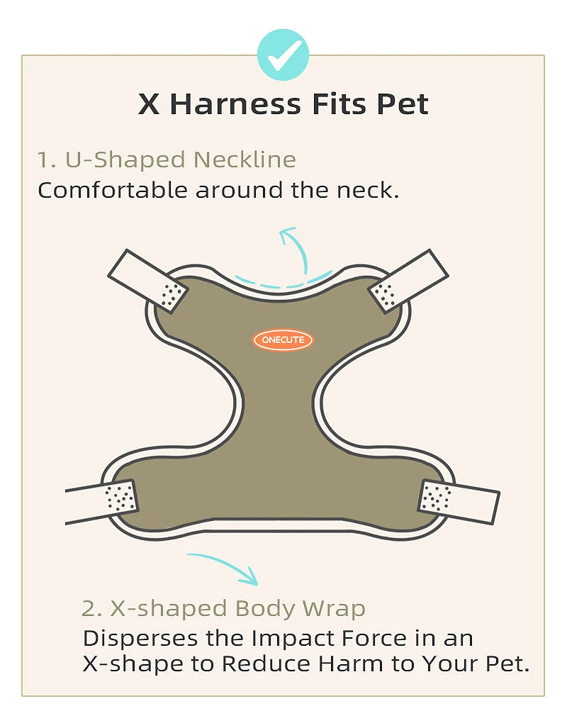 ONECUTE Handsfree Pet Harness 🐕👐