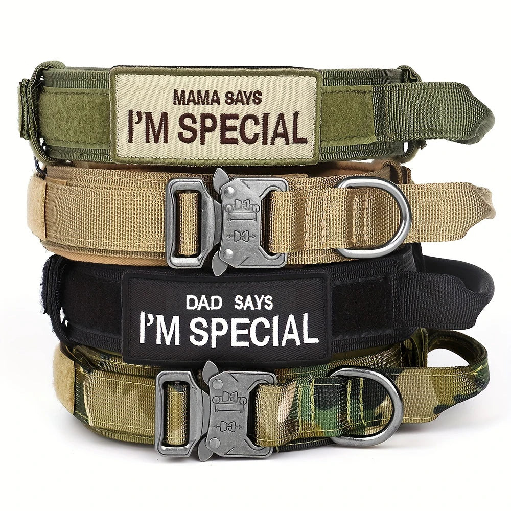 Heavy Duty Tactical Dog Collar 🐕🧭