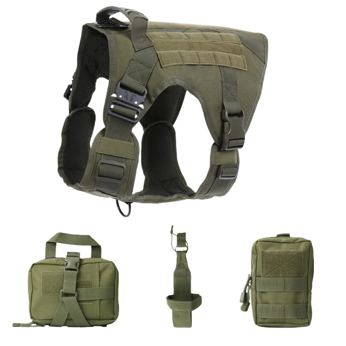 Tactical No-Pull Dog Harness 🐕🎖️