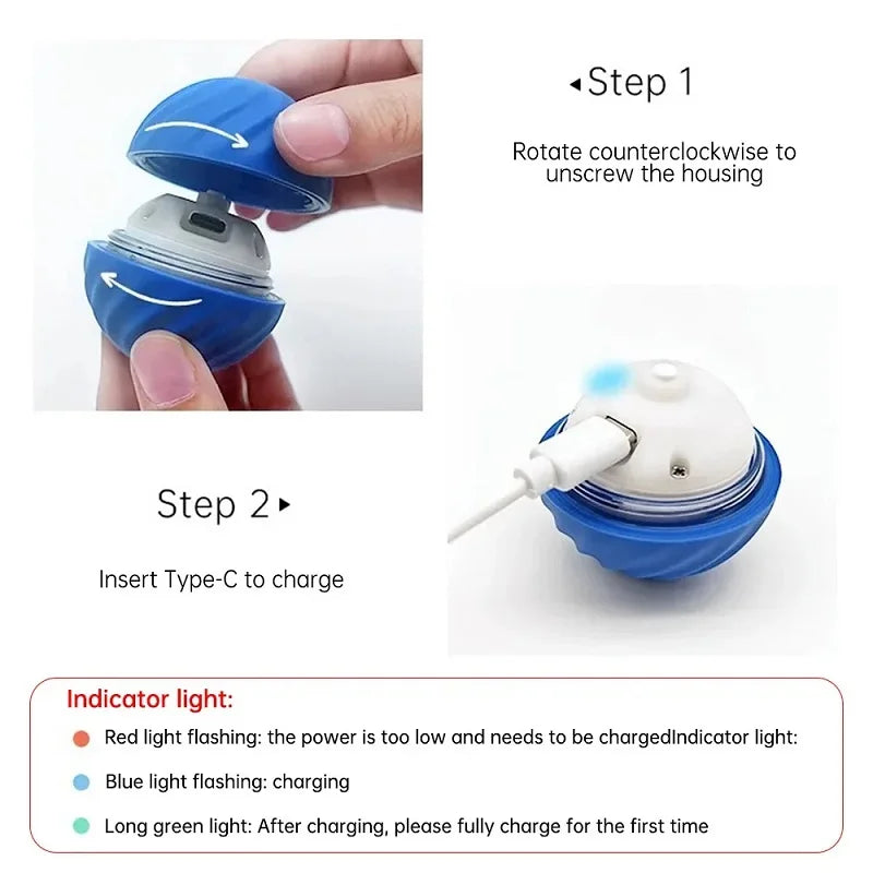 Smart Rolling Dog Ball 🎾⚡