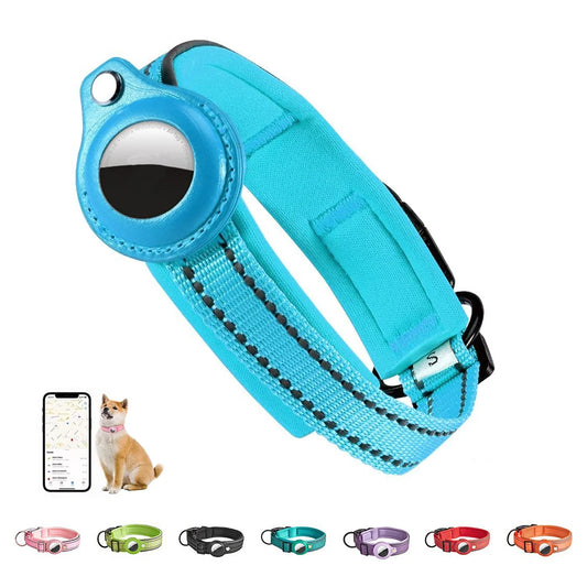 Reflective AirTag Dog Collar 🐶📍