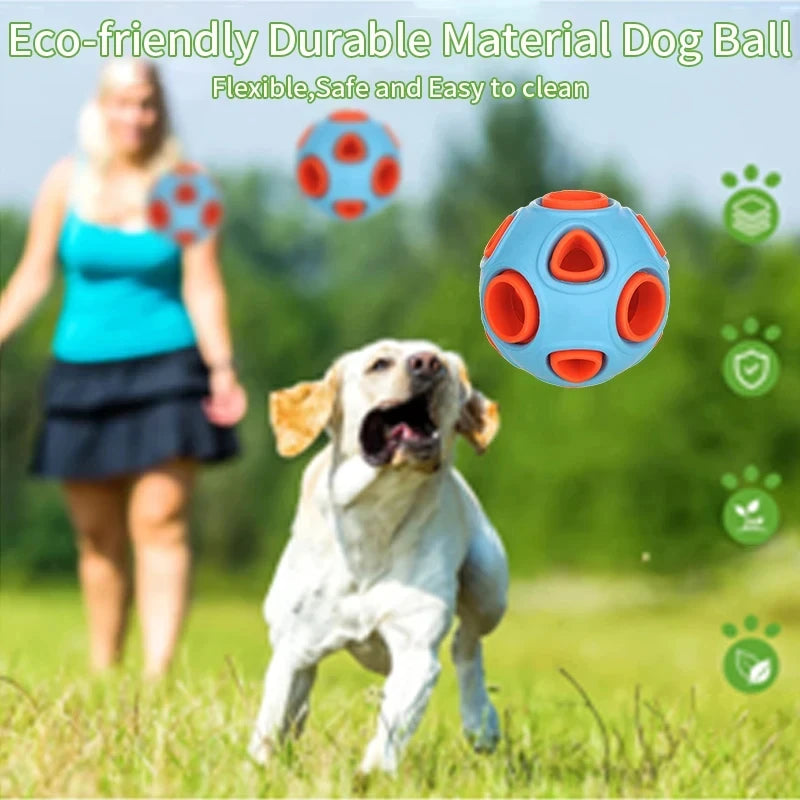 HOOPET Dog Toy Rubber Food Ball 🎾🐕🍖
