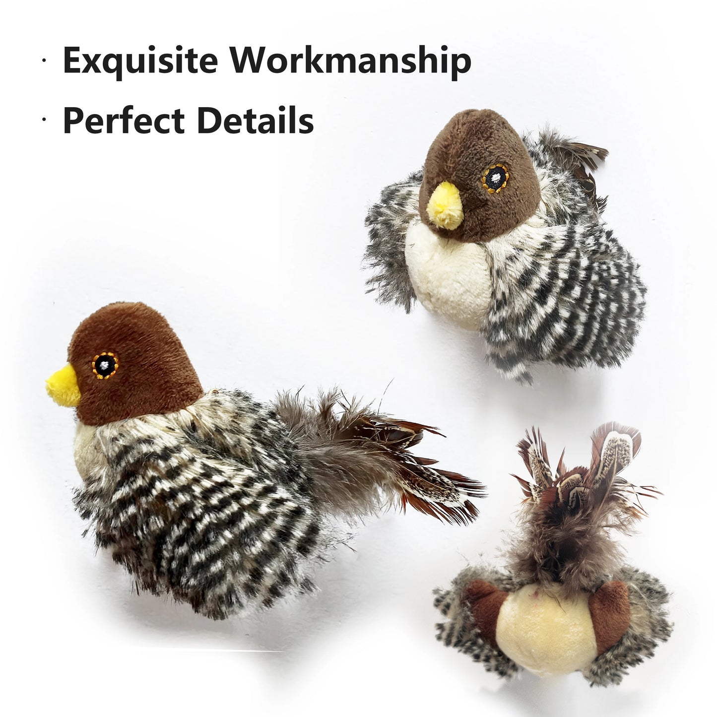 Interactive Chirping Bird Cat Toy 🐱🐦✨