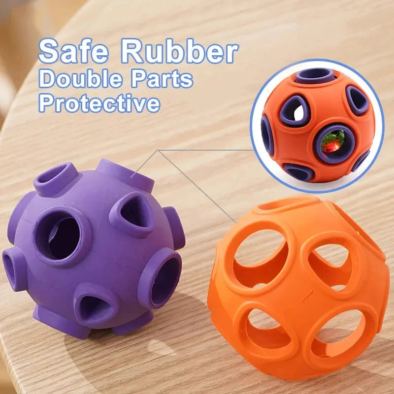 HOOPET Dog Toy Rubber Food Ball 🎾🐕🍖