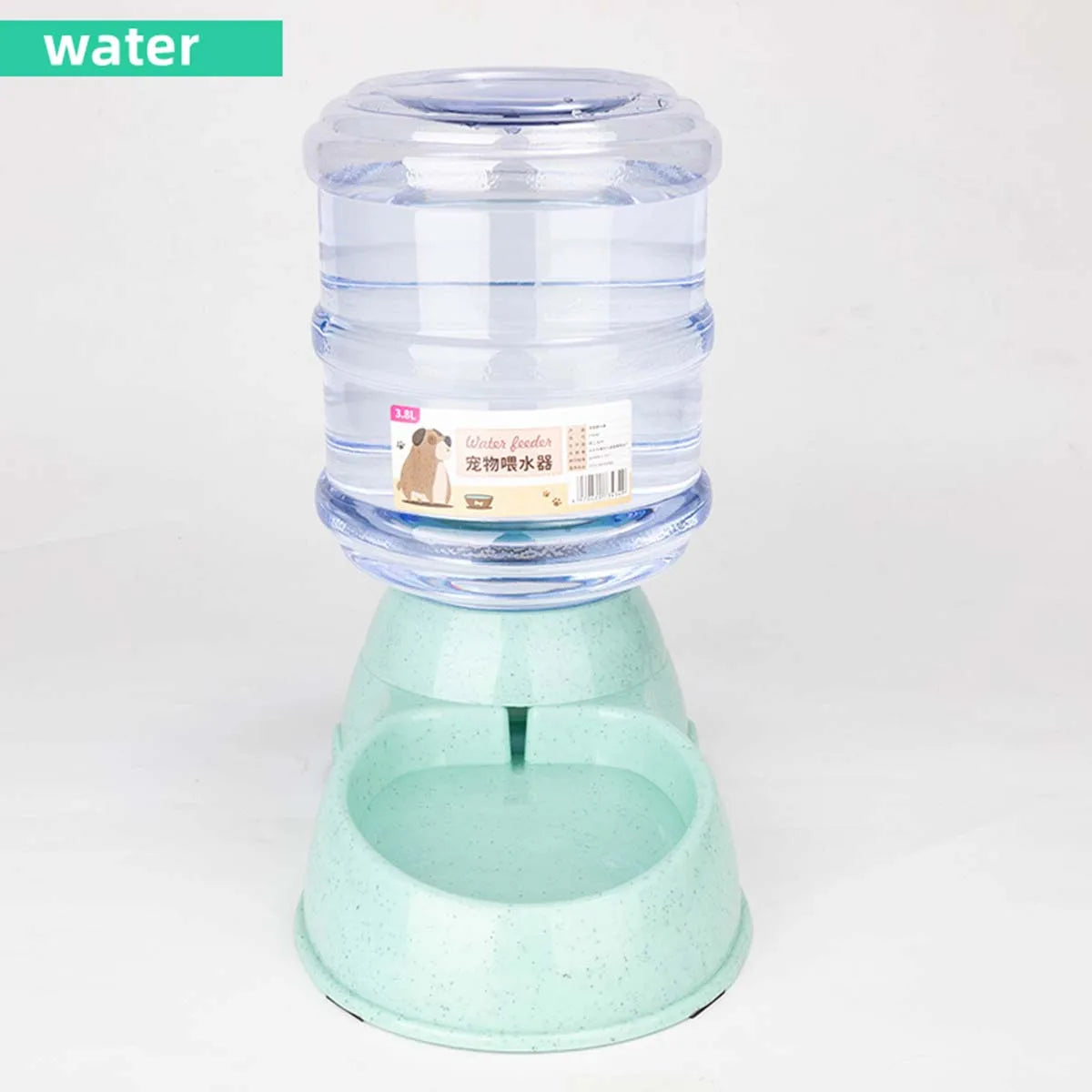 3.8L Automatic Pet Feeder & Water Dispenser – Large Capacity Bowl for Cats & Dogs