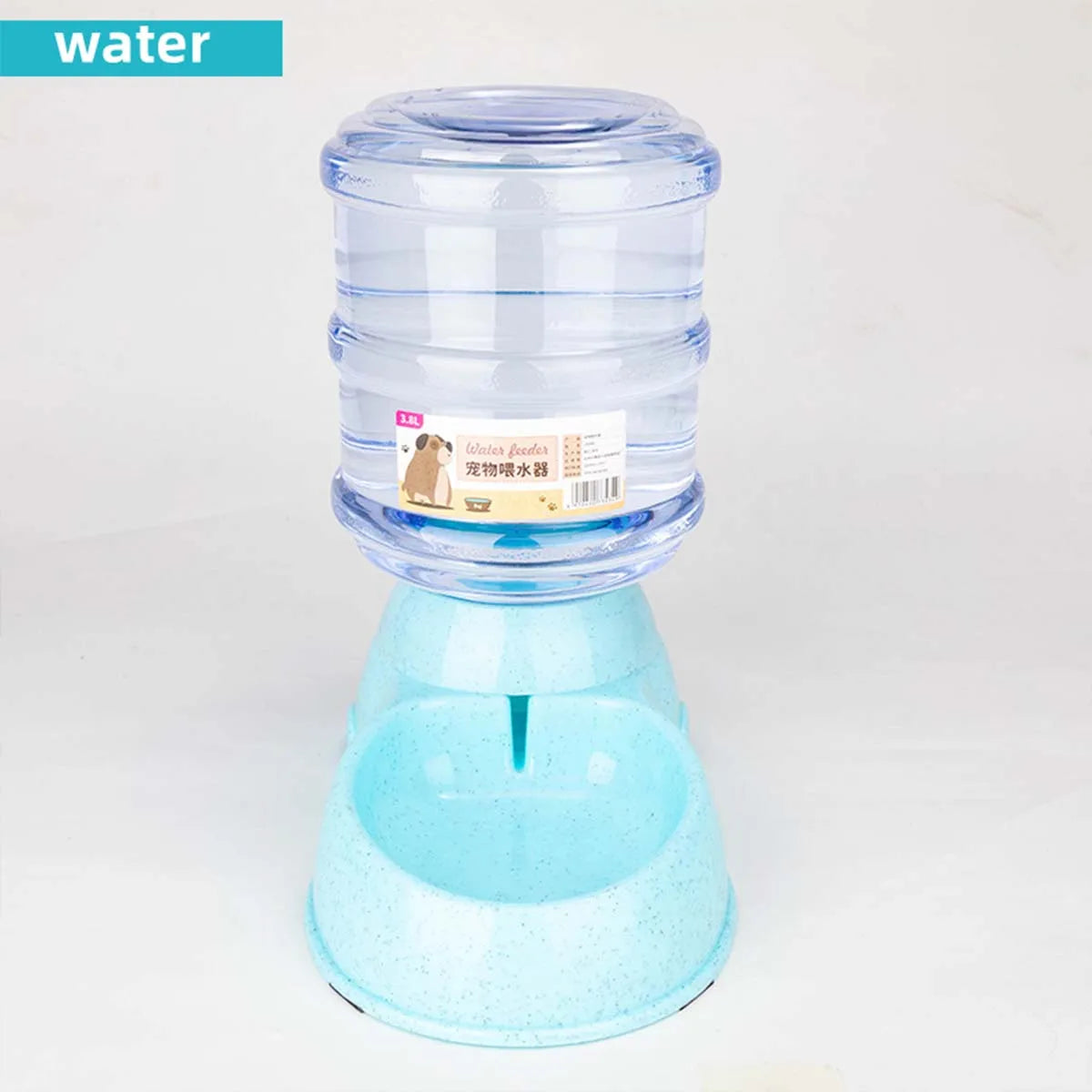 3.8L Automatic Pet Feeder & Water Dispenser – Large Capacity Bowl for Cats & Dogs
