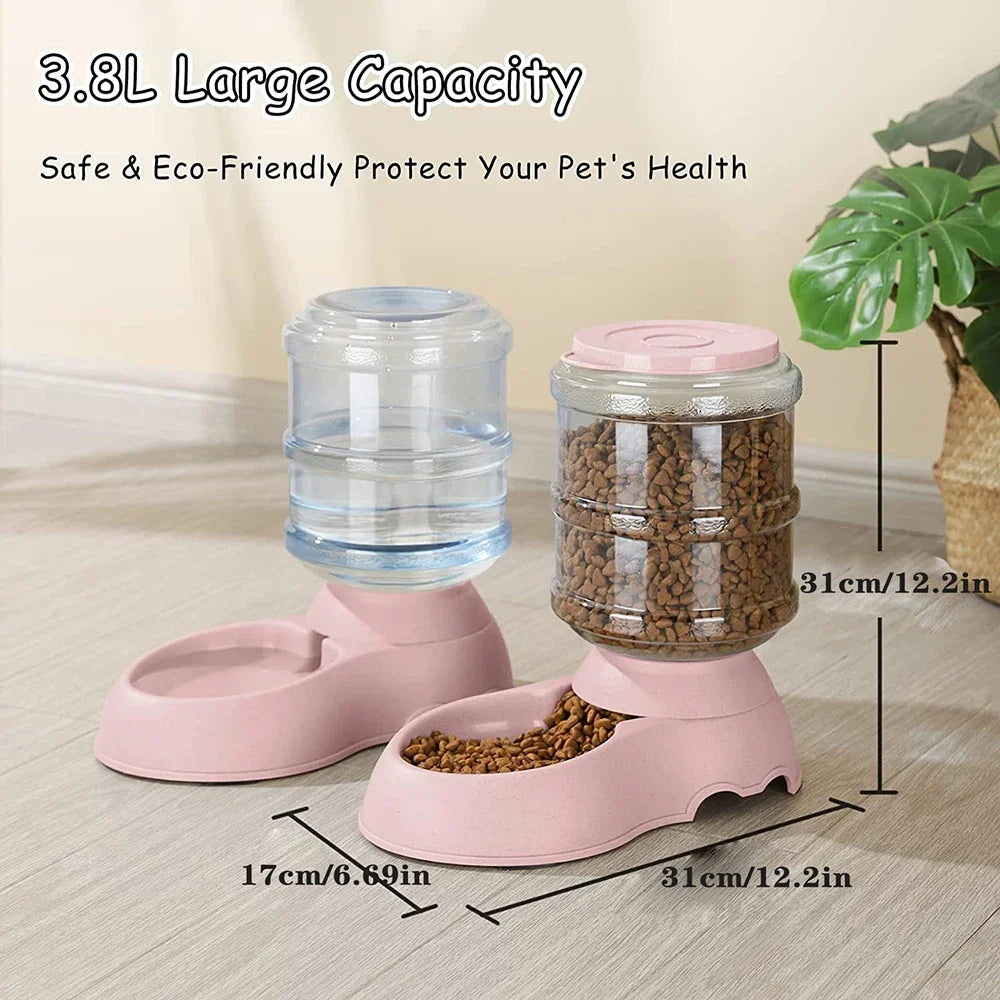 🐶🐱Never-Empty Auto Pet Feeder & Water Dispenser💧