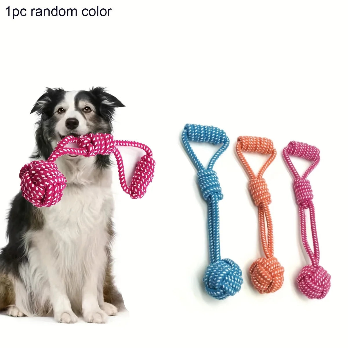 Durable Dog Rope Ball Toy 🐕🎾🦴