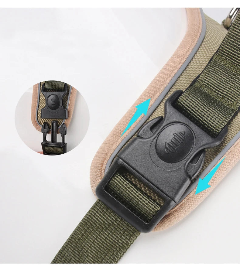 Reflective No-Pull Dog Harness 🐕✨