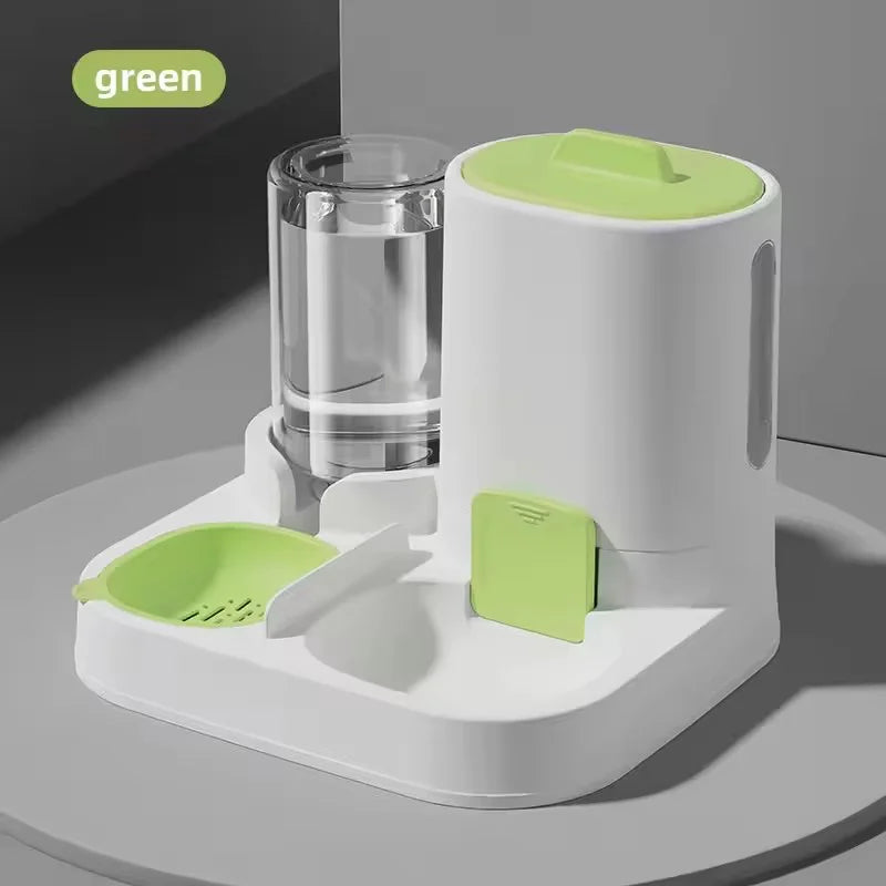 Gravity Auto Pet Feeder & Water Dispenser (Large Capacity) 🐶💧