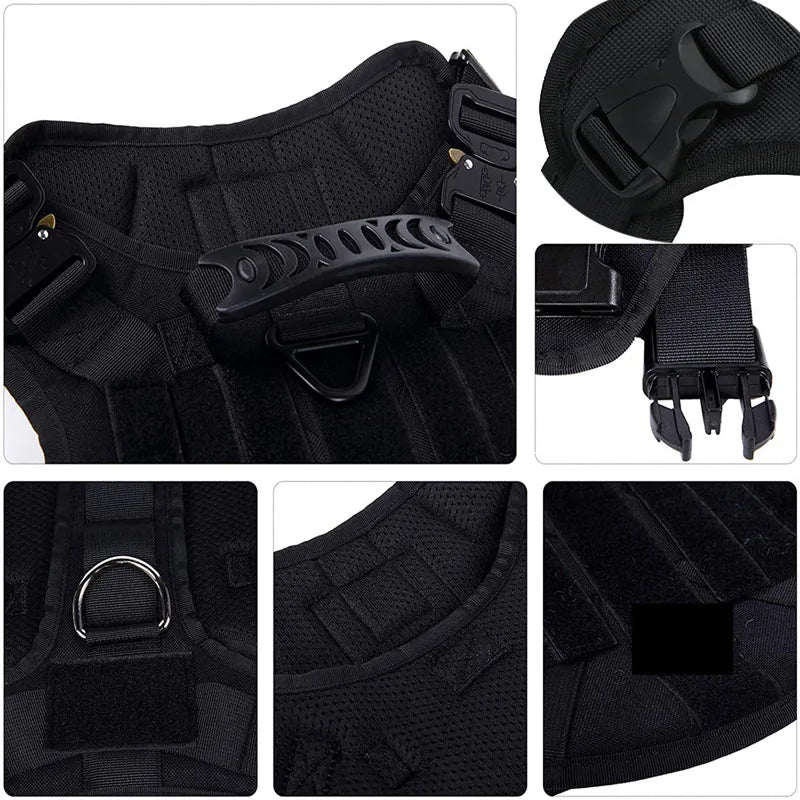 Tactical No-Pull Dog Harness 🐕🎖️