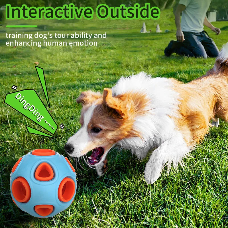 HOOPET Dog Toy Rubber Food Ball 🎾🐕🍖