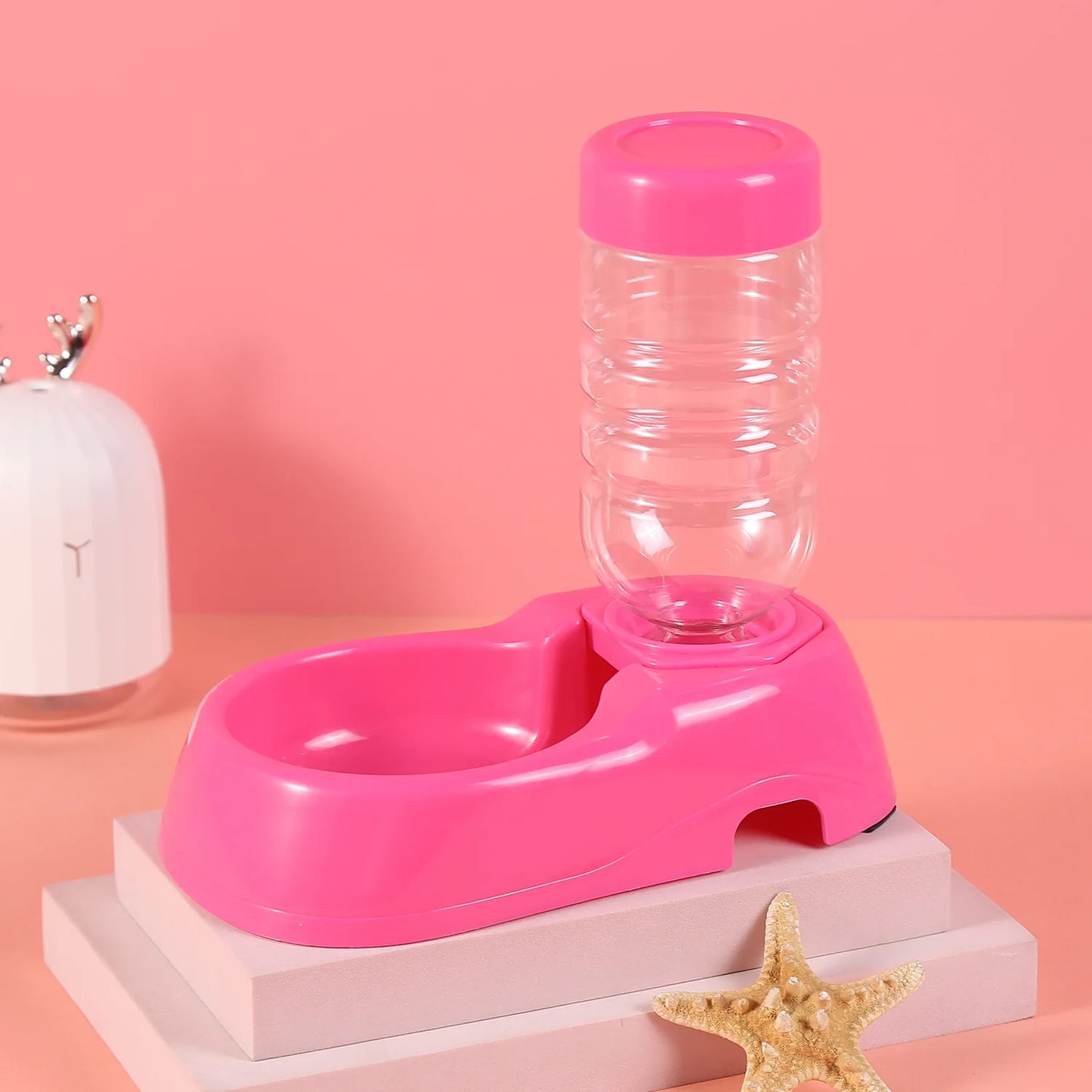 500ml Automatic Pet Water Dispenser & Feeder – Compact Bowl for Dogs & Cats
