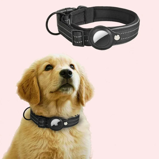 Adjustable AirTag Pet Safety Collar 🐕📍🌟