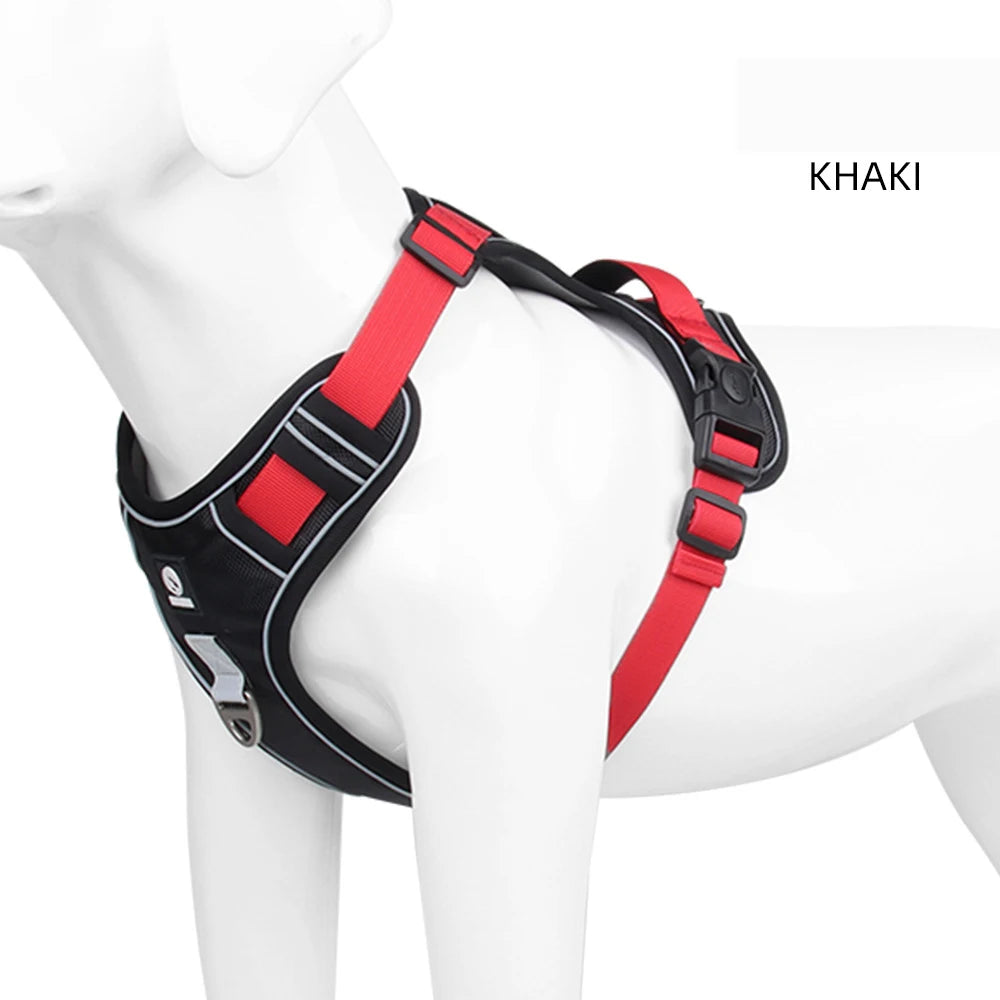 Reflective No-Pull Dog Harness 🐕✨