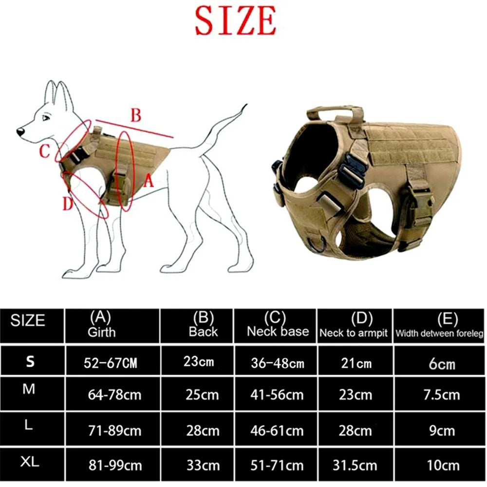 Tactical No-Pull Dog Harness 🐕🎖️