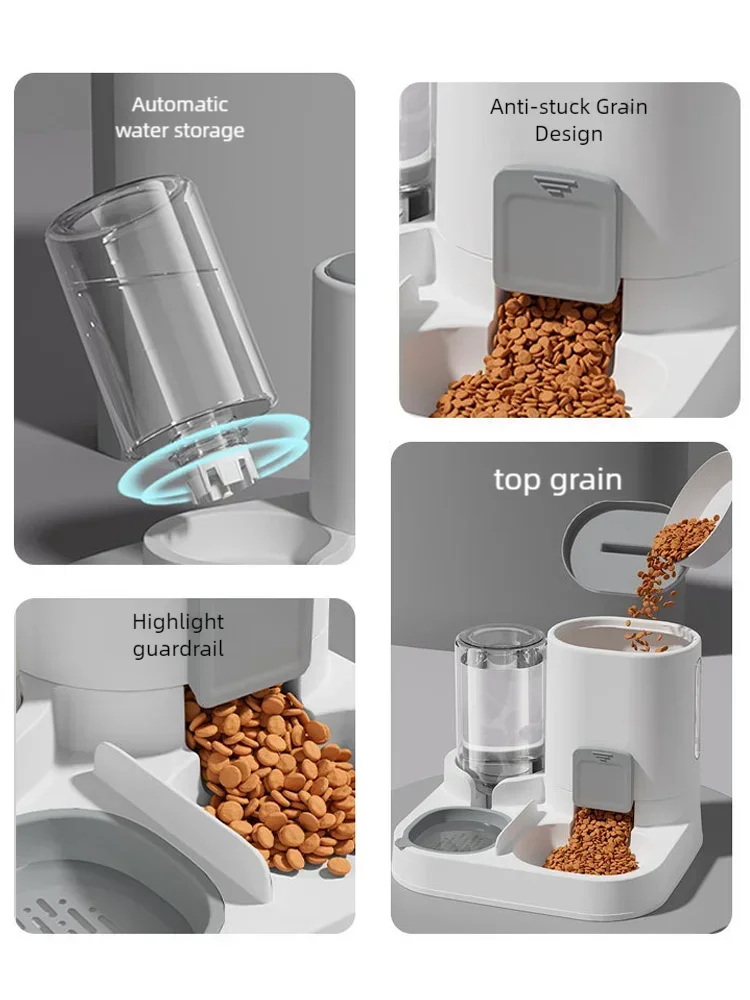 Gravity Auto Pet Feeder & Water Dispenser (Large Capacity) 🐶💧