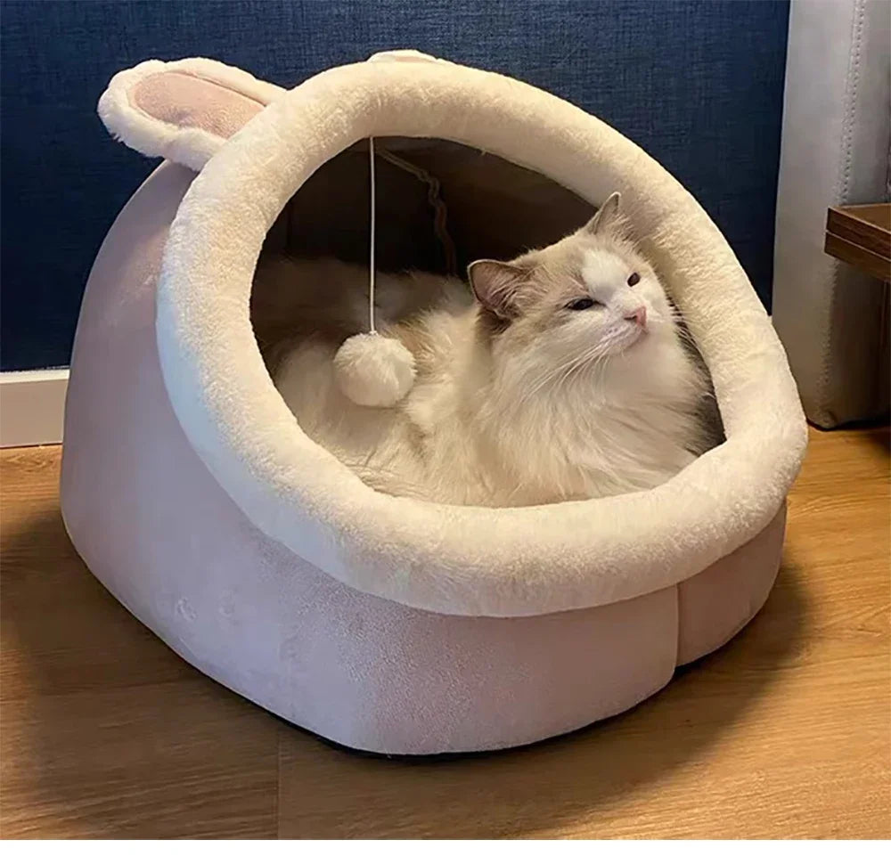 Washable Pet Lounger Cushions, Cat Mat Beds, Warm And Soft Baskets, Cozy Warm Cat Kennels House Tents, Small Pet Dogs For Winter