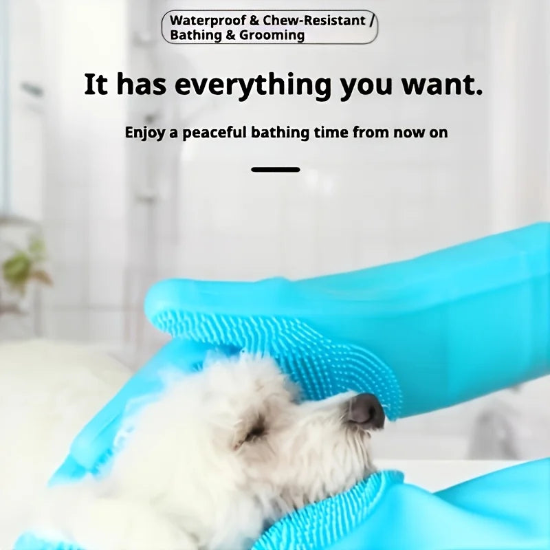 2PCS Pet Bath Brush Set 🐾🧼