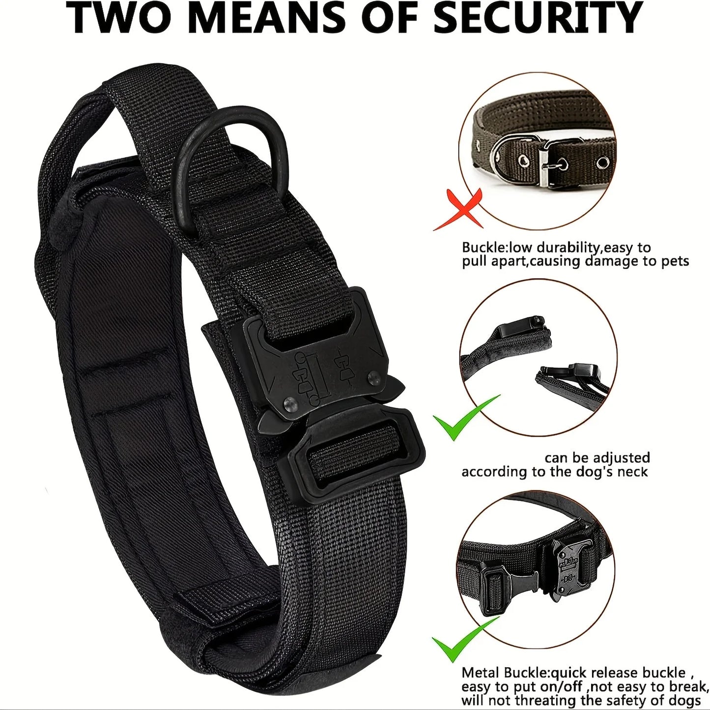 Tactical Dog Collar 🐕🛡️