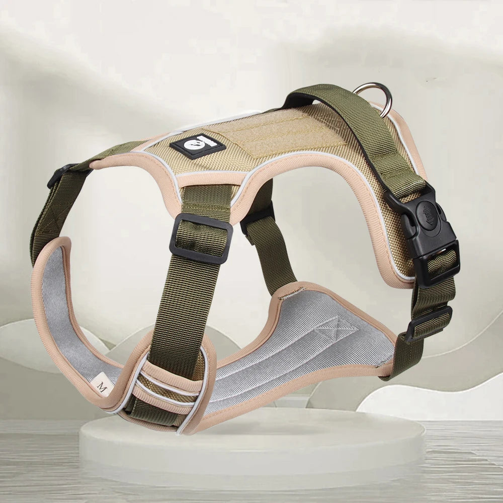 Reflective No-Pull Dog Harness 🐕✨