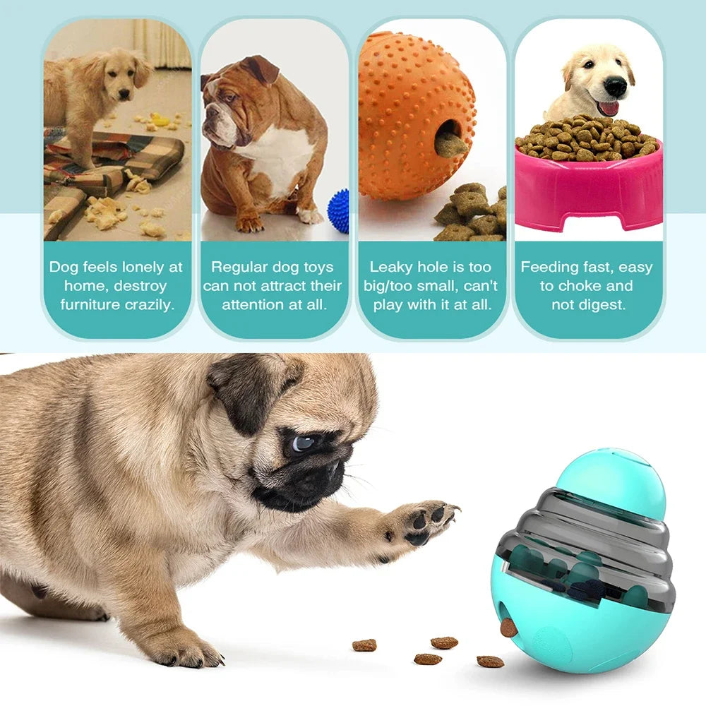 Dog Treat Dispenser Tumbler Toy 🎾🐕🍖