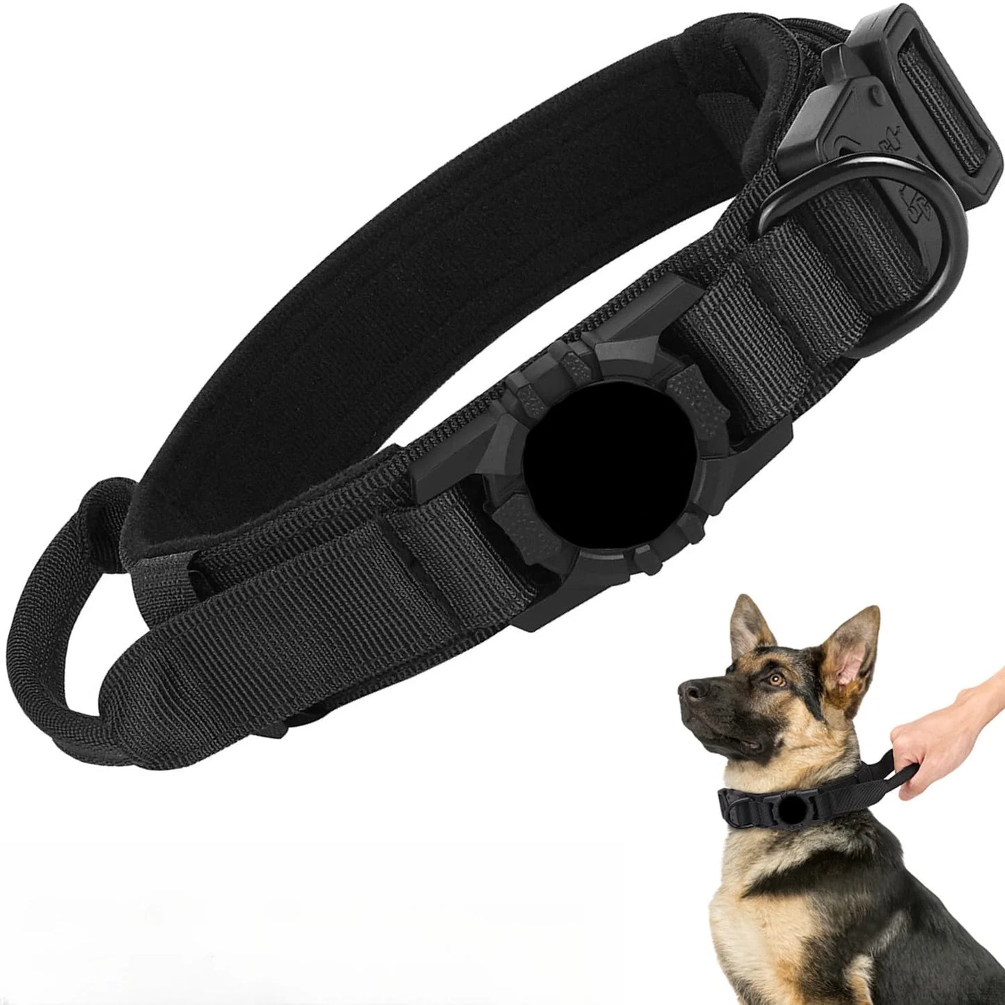 Tactical AirTag Dog Collar 🐕📍