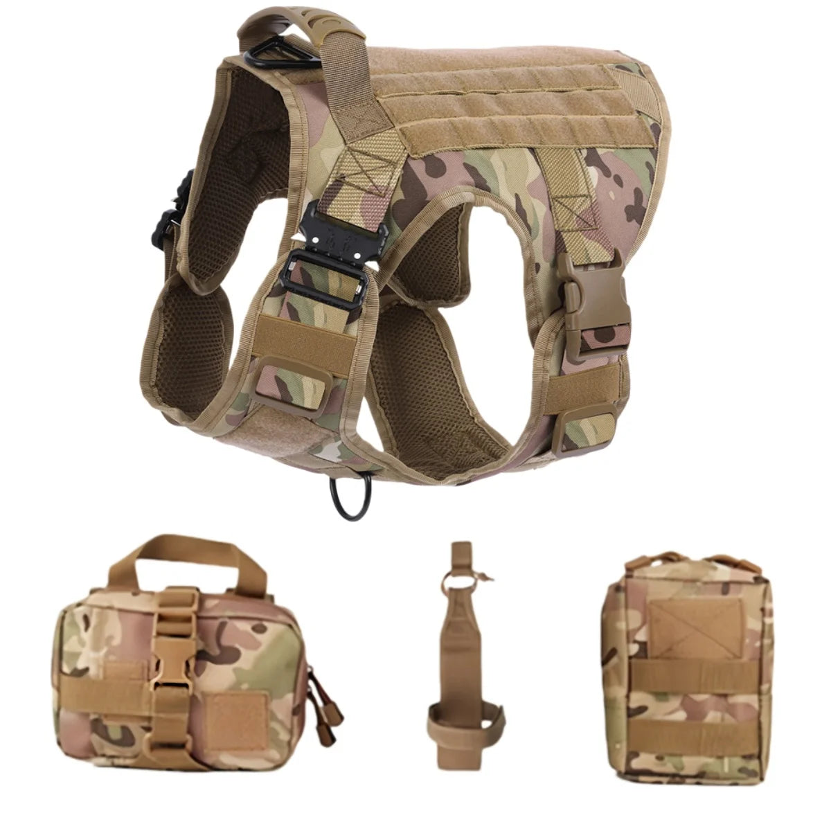 Tactical No-Pull Dog Harness 🐕🎖️