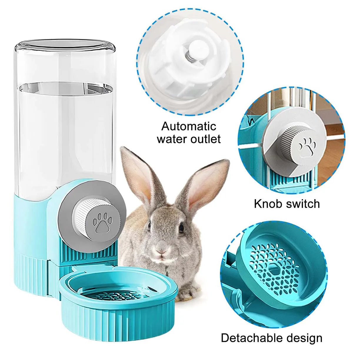 Hanging Auto Pet Feeder & Water Dispenser Set 🐾💧