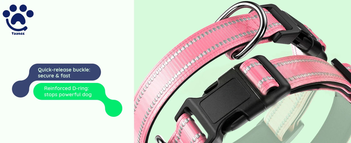Reflective AirTag Dog Collar 🐕✨📍