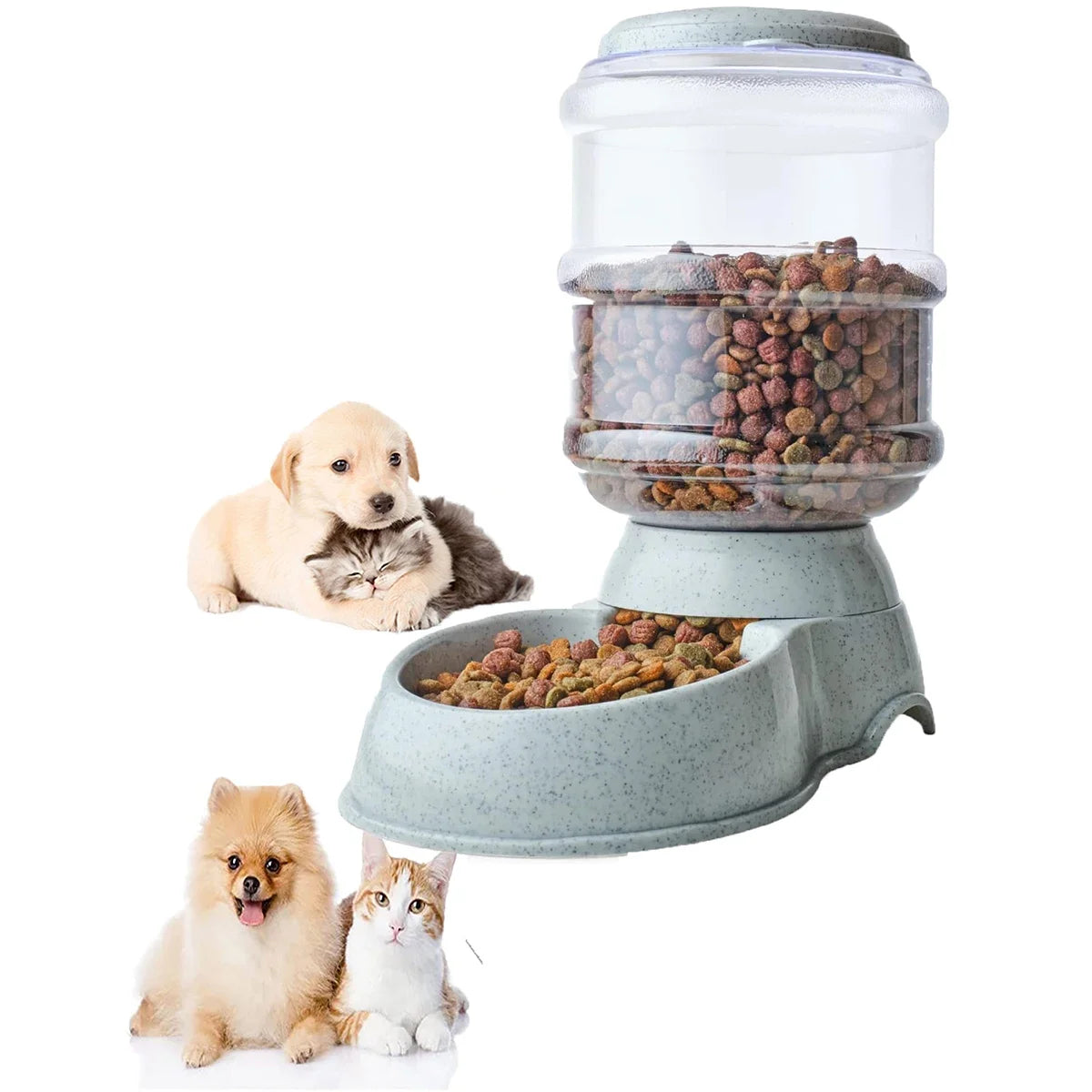 🐶🐱Never-Empty Auto Pet Feeder & Water Dispenser💧