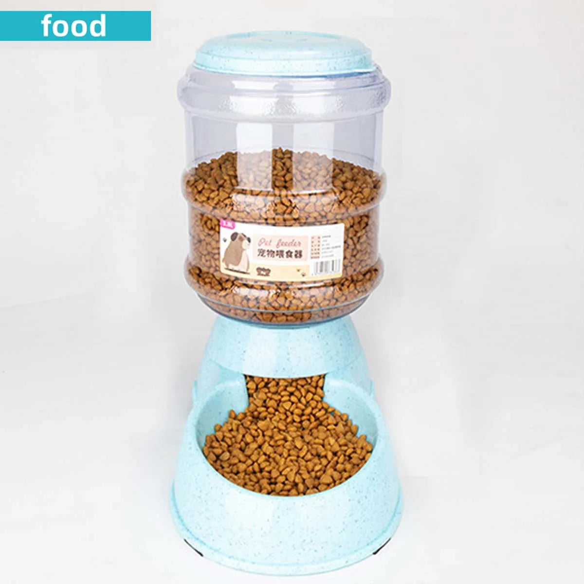 3.8L Automatic Pet Feeder & Water Dispenser – Large Capacity Bowl for Cats & Dogs