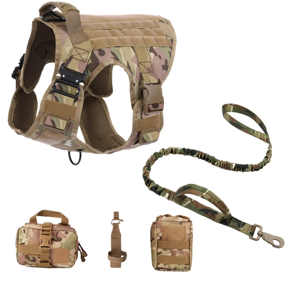 Tactical No-Pull Dog Harness 🐕🎖️