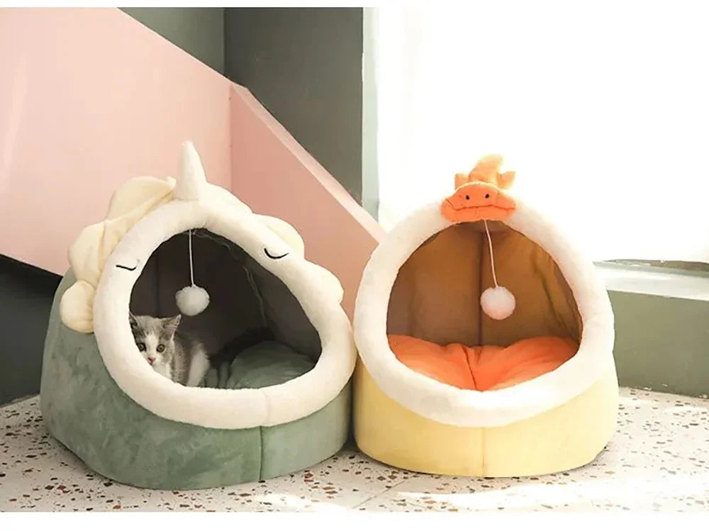 Washable Pet Lounger Cushions, Cat Mat Beds, Warm And Soft Baskets, Cozy Warm Cat Kennels House Tents, Small Pet Dogs For Winter