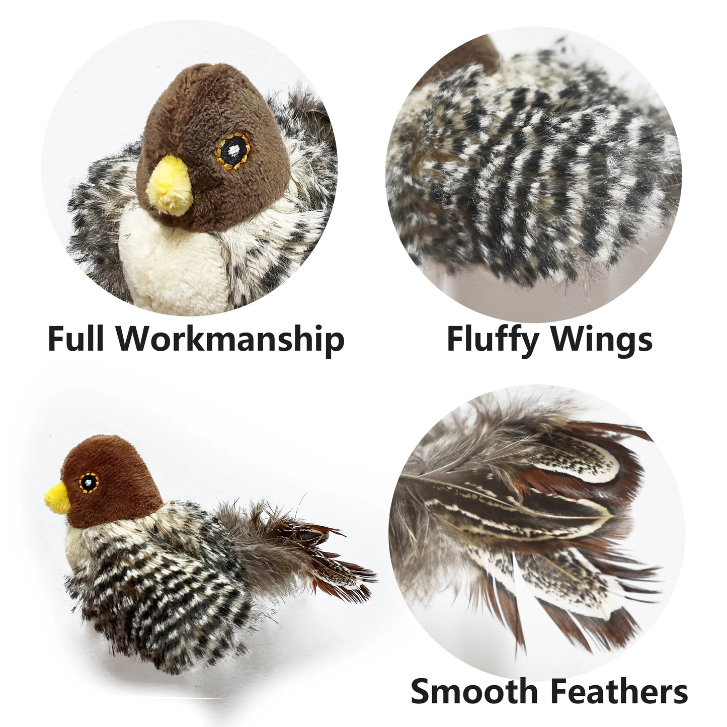Interactive Chirping Bird Cat Toy 🐱🐦✨