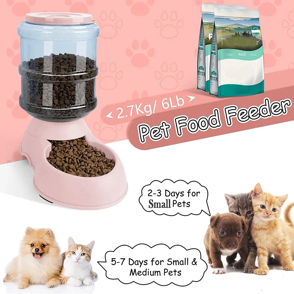 🐶🐱Never-Empty Auto Pet Feeder & Water Dispenser💧